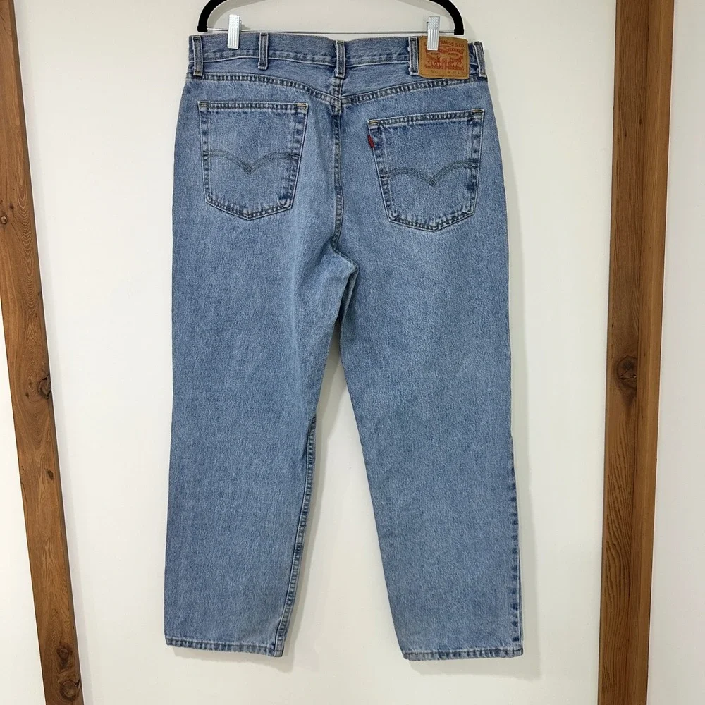Levi's 550 Relaxed Fit Jeans Mens 38x30‎ Light Wash Denim 100% Cotton | Core/Dad